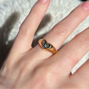 Gold Heart Ring